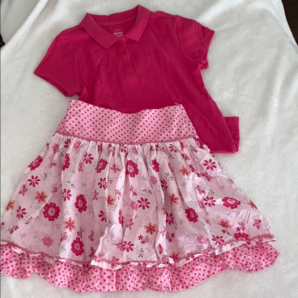 💞 BUNDLE: GIRLS POLO AND SKIRT 🌸